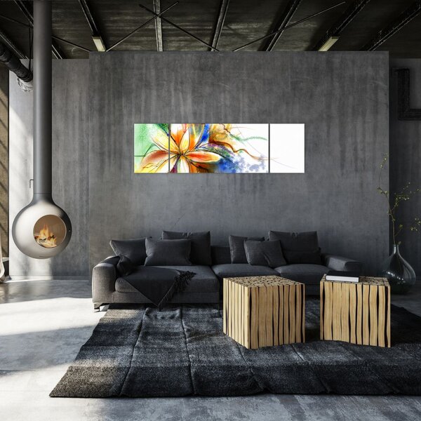 Obraz - Květina (170x50 cm)