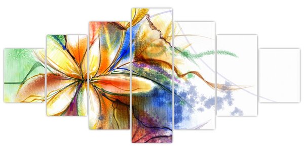 Obraz - Květina (210x100 cm)