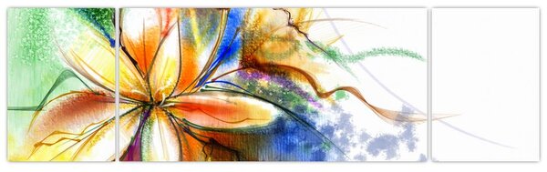 Obraz - Květina (170x50 cm)