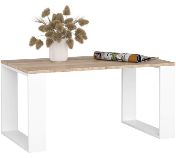 Ak furniture Konferenční stolek Nox dub sonoma/bílý