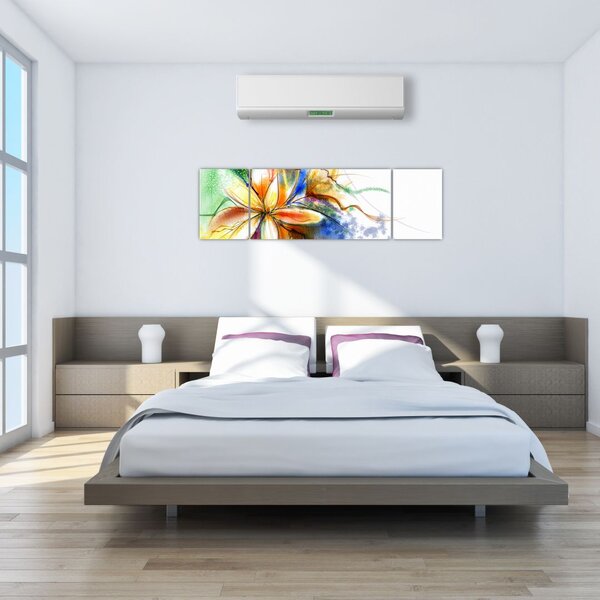 Obraz - Květina (170x50 cm)