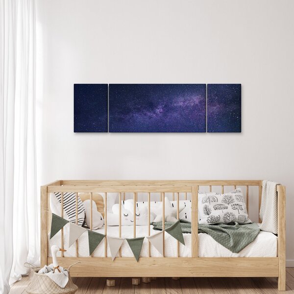 Obraz galaxie (170x50 cm)
