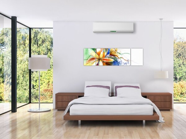 Obraz - Květina (170x50 cm)
