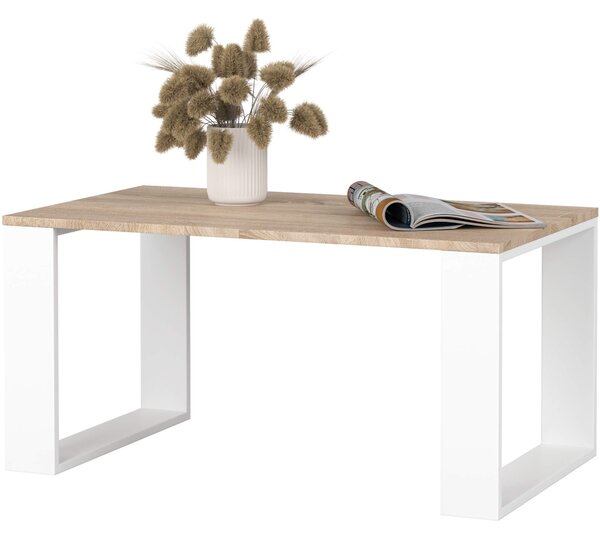 Ak furniture Konferenční stolek Nox dub sonoma/bílý