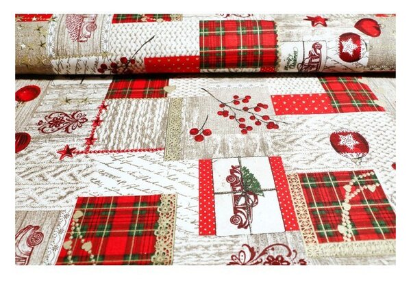 Vánočný běhoun na stůl Merry Christmas Barva Vícebarevná Rozměry 40x180 cm
