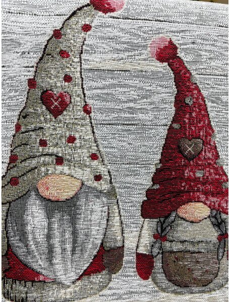 Vánoční gobelínový běhoun na stůl skřítek Chenille IT020 Barva Vícebarevná Rozměry 40x130 cm