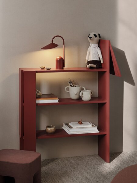 Stmívatelná LED lampa Arum Oxide Red