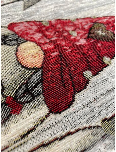 Vánoční gobelínový běhoun na stůl skřítek Chenille IT020 Barva Vícebarevná Rozměry 40x130 cm