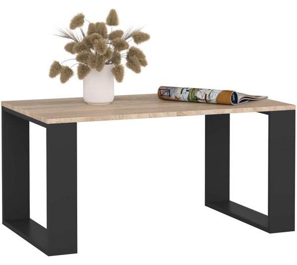 Ak furniture Konferenční stolek Nox dub sonoma/černý