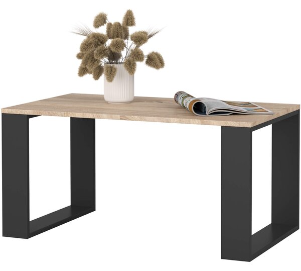 Ak furniture Konferenční stolek Nox dub sonoma/černý