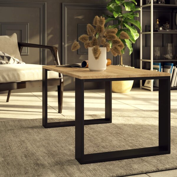 Ak furniture Konferenční stolek Nox dub sonoma/černý
