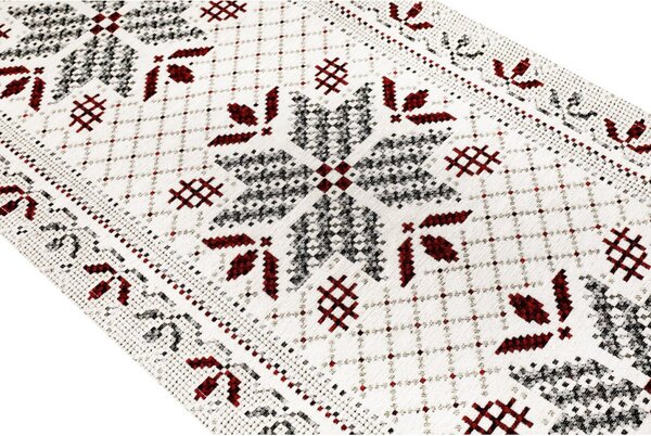 Vánoční gobelínový běhoun na stůl Trikot Chenille IT024 Barva Vícebarevná Rozměry 40x130 cm
