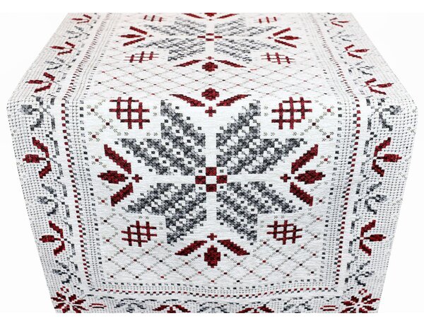 Vánoční gobelínový běhoun na stůl Trikot Chenille IT024 Barva Vícebarevná Rozměry 40x130 cm