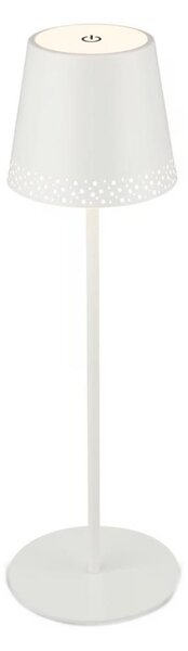 Brilo - LED St nab dotyk stolní lampa KIKI LED/2,6W/5V IP44 2600 mAh bílá