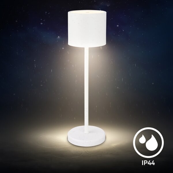 Briloner 7521016 - LED Stm stolní lampa SIGO 2,5W/5V IP44 2600 mAh bílá