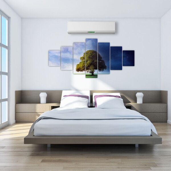 Obraz - Den a noc (210x100 cm)