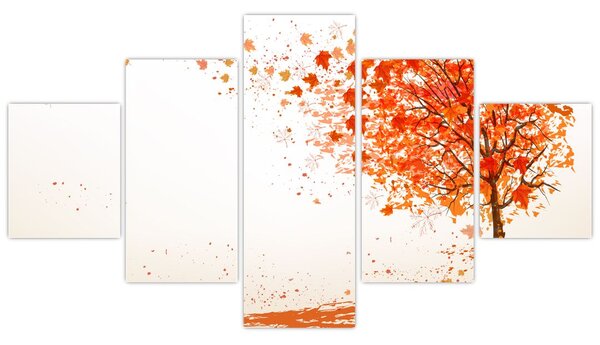 Obraz - Strom ve větru (125x70 cm)