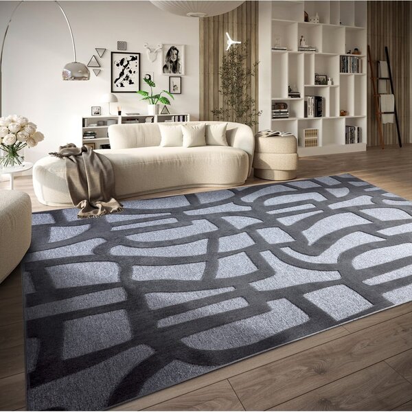 Tmavě modrý koberec z recyklovaných vláken 160x230 cm Therese – Villeroy&Boch