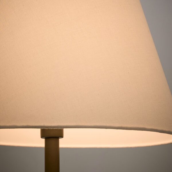 Kave Home Tmavě zelená kovová stojací lampa Navat 153 cm