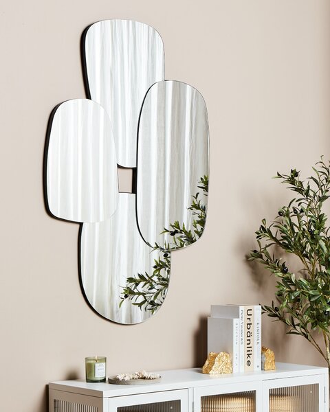 Zrcadlo VOUZON 80 cm 120 cm Stříbrná