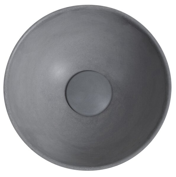 Sapho Sapho, MINOR betonové umyvadlo na desku, průměr 26cm, šedá, MR26017