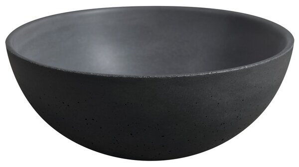 Sapho Sapho, MINOR betonové umyvadlo na desku, průměr 26cm, antracit, MR26016