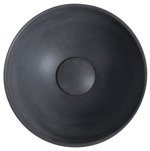 Sapho Sapho, MINOR betonové umyvadlo na desku, průměr 26cm, antracit, MR26016