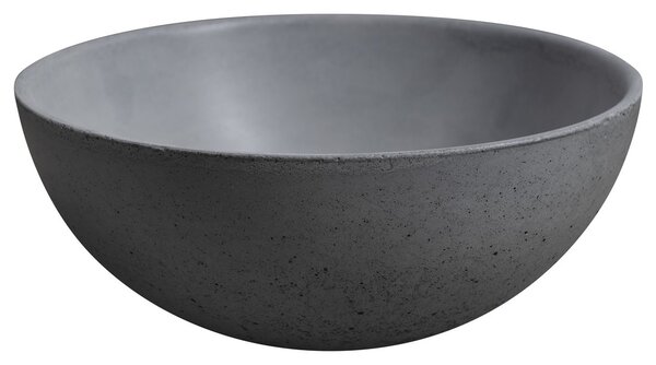 Sapho Sapho, MINOR betonové umyvadlo na desku, průměr 26cm, šedá, MR26017