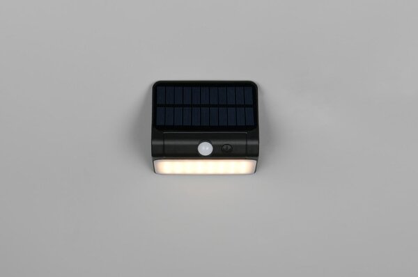 LED nástěnné solární venkovní svítidlo (výška 12 cm) Olinda – Reality