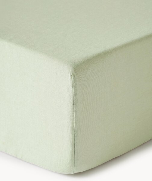Napínací prostěradlo na kontinentální postel Airy, praný len