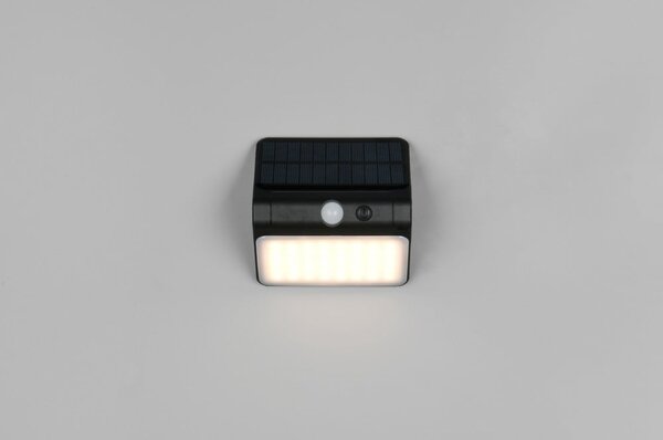 LED nástěnné solární venkovní svítidlo (výška 12 cm) Olinda – Reality