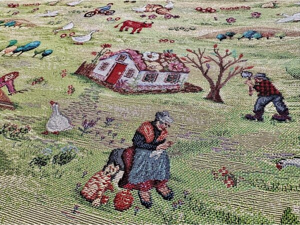 Gobelínová dekorační látka Eden 1177, š. 140 cm Barva Vícebarevná Rozměry Šířka 140 cm