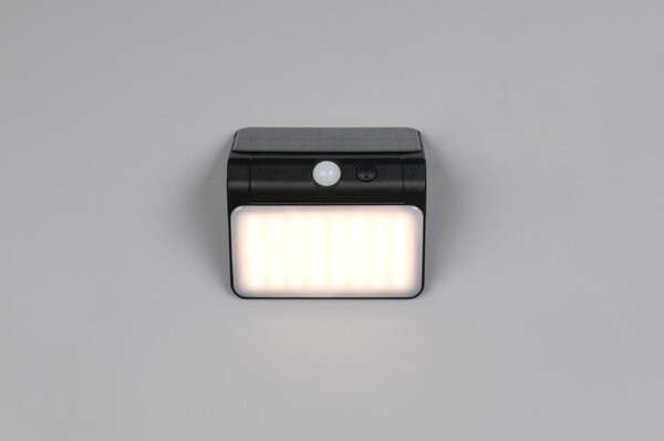 LED nástěnné solární venkovní svítidlo (výška 12 cm) Olinda – Reality