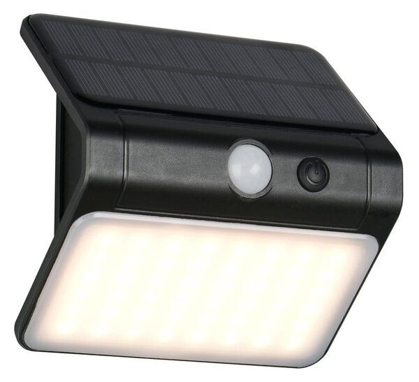 LED nástěnné solární venkovní svítidlo (výška 12 cm) Olinda – Reality