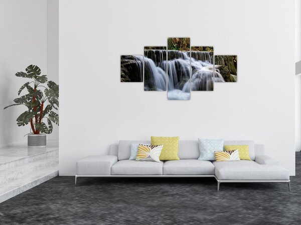 Obraz - Kaskády vodopádů (125x70 cm)