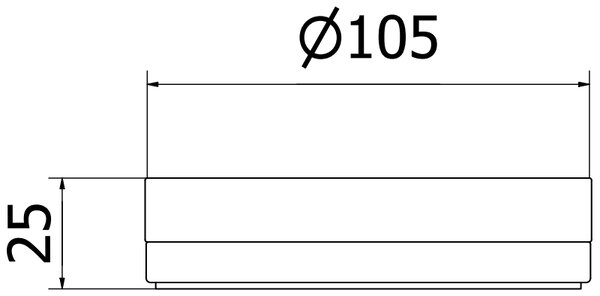 Mexen Triv, nástěnný držák na mýdlo, černá matná / měděná matná, 70A33057-65B