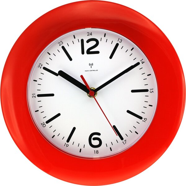MPM Červené rádiem řízené hodiny MPM E01.2953.20.I (MPM Červené rádiem řízené hodiny MPM E01.2953.20.I)