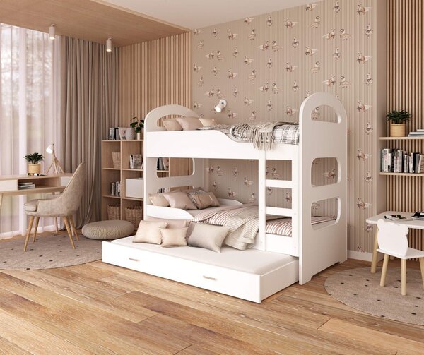 AJK - meble Patrová postel s přistýlkou Dominik 3 190 x 80 cm