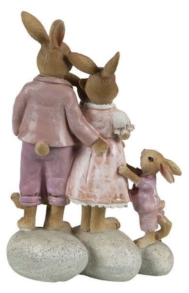 Dekorace Králičí rodinka - 11*6*18 cm - Clayre & Eef