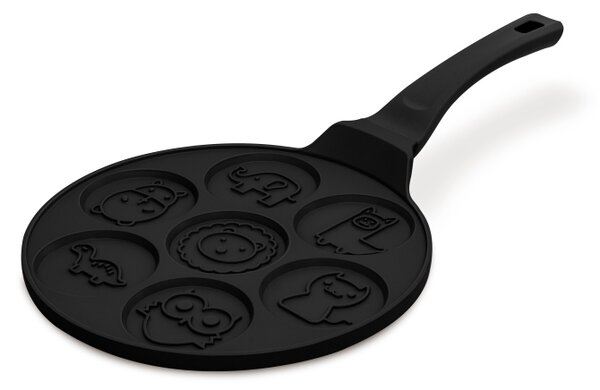 Lívanečník s titanovým povrchem zvířátka 26 cm Matte Black Collection
