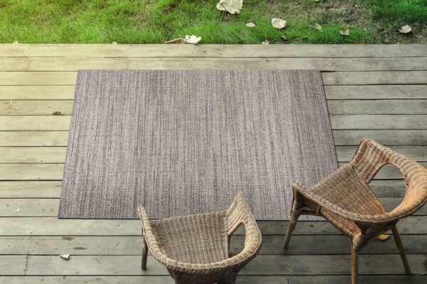Koberec šňůrkový SIZAL FLOORLUX 20389 stříb. / černý