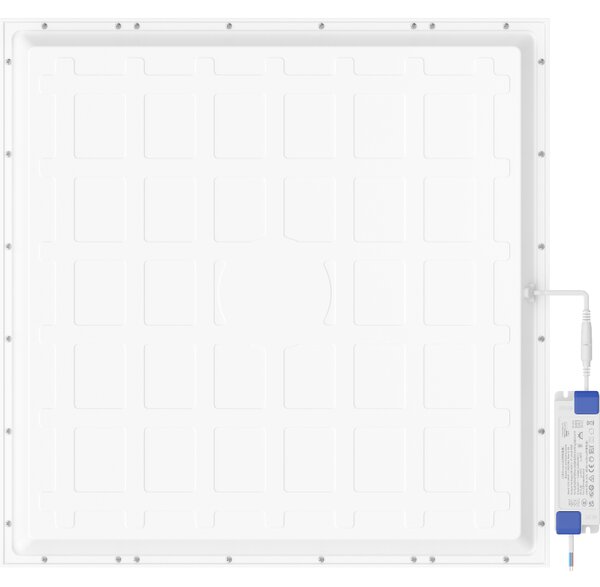 Mexen Brill+, stropní LED panel 60×60 cm, 48 W, studená bílá 6500K, L201-060-060-4865-20