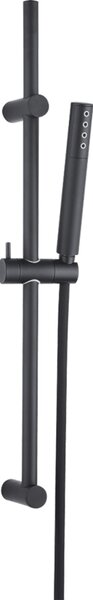 Laveo Pretto, sprchový sloup 70cm s ruční sprchovou hlavicí, černá matná, LAV-NLP_71A2
