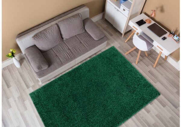 Koberec SOFFI shaggy lahvově zelená