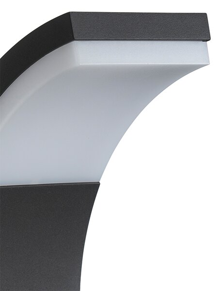 Moderní venkovní sloup Anthracite 60 cm vč. LED IP54 - Litt