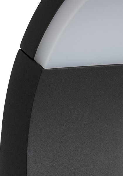Moderní venkovní sloup Anthracite 60 cm vč. LED IP54 - Litt