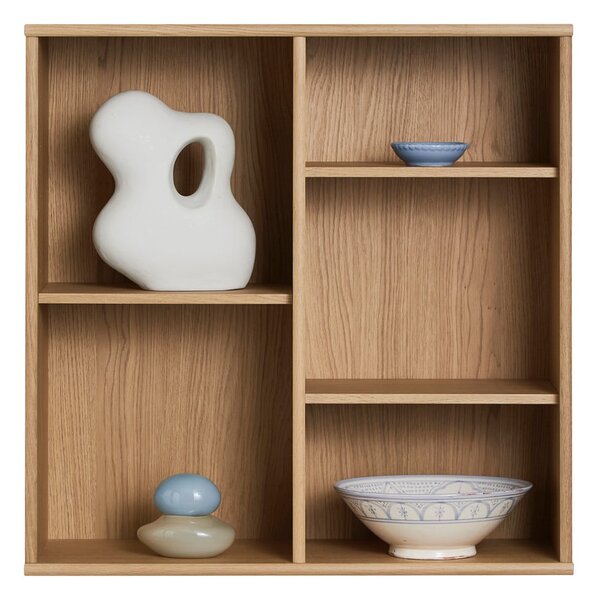 Závěsná knihovna v dekoru dubu v přírodní barvě 70x70 cm Mistral – Hammel Furniture