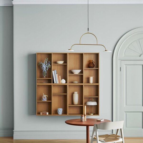 Závěsná knihovna v dekoru dubu v přírodní barvě 70x70 cm Mistral – Hammel Furniture