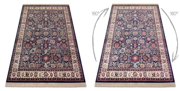 Koberec WINDSOR 22991 ORNAMENT fredzle granát / sloní kost