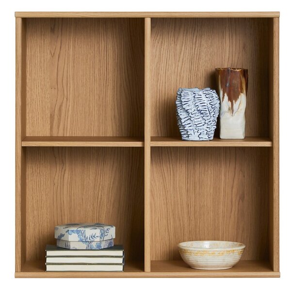 Závěsná knihovna v dekoru dubu v přírodní barvě 70x70 cm Mistral – Hammel Furniture